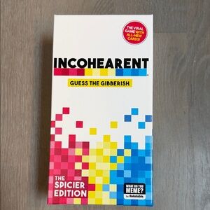 Incohearent The Spicier Edition Game, EUC
